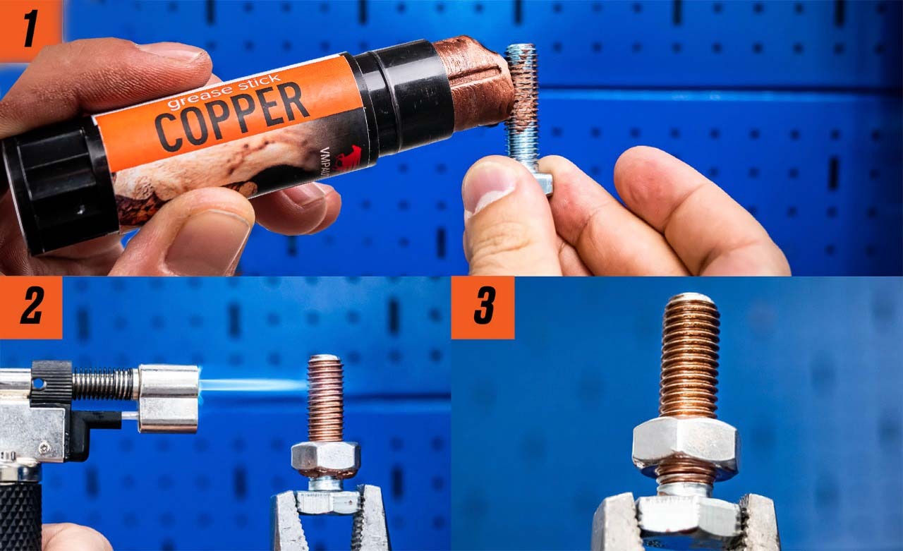 🎯Cómo Aplicar Grasa de cobre: demostración para mecánica.💥 