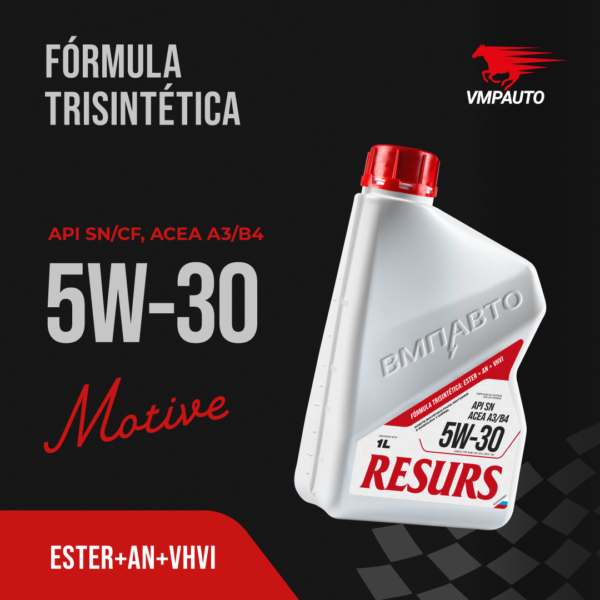 Aceite de motor 5W-30 API SN/CF A3/B4