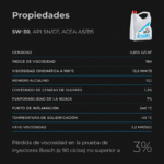 Aceite de motor 5W-30 API SN/CF A5/B5