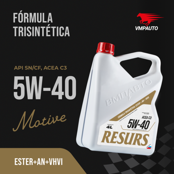 Aceite de motor 5W-40 API SN/CF C3